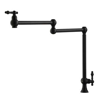 CASAINC 1.8 GPM Pot Filler Kitchen Faucet with 2 Handle