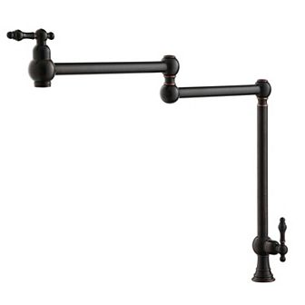 CASAINC 1.8 GPM Pot Filler Kitchen Faucet with 2 Handle