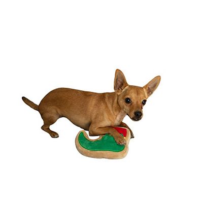 Midlee Elf Shoe Sugar Cookie Dog Toy