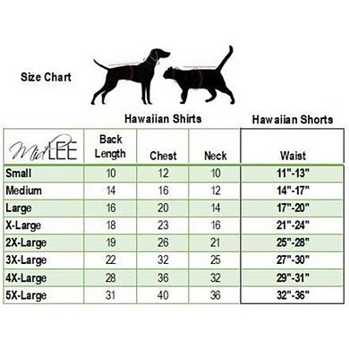 Midlee Hawaiian Shirt for Dogs