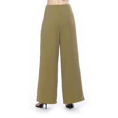 Women's ALEXIA ADMOR Elia Pleated Wide Leg Pants
