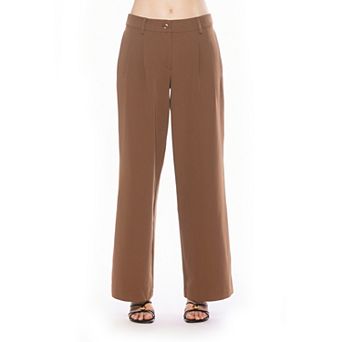 Women's ALEXIA ADMOR Quinn Pleated Wide Leg Pants