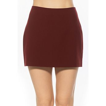 Women's ALEXIA ADMOR Classic Crepe Mini Skirt