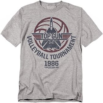 Big & Tall Top Gun Volleyball Tournament Graphic Tee