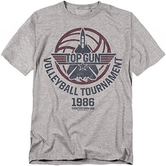 Big & Tall Top Gun Volleyball Tournament Graphic Tee