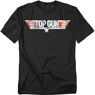 Big & Tall Top Gun Shiny Logo Graphic Tee