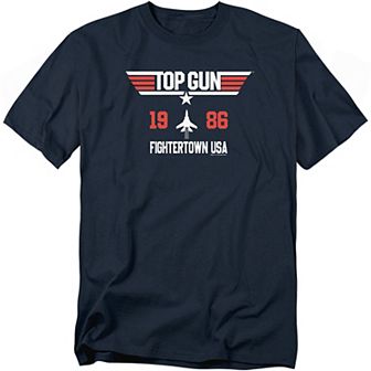 Big & Tall Top Gun Fightertown 1986 Graphic Tee