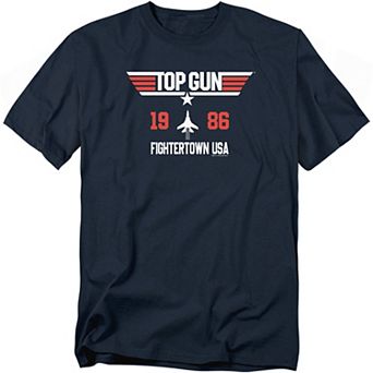 Big & Tall Top Gun Fightertown 1986 Graphic Tee