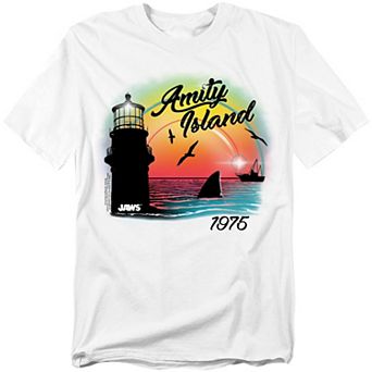 Big & Tall Jaws Amity Island Graphic Tee