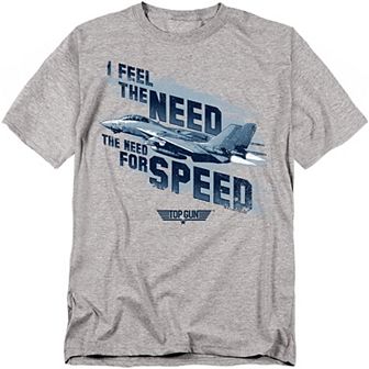 Big & Tall Top Gun Need For Speed Graphic Tee