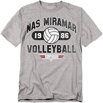 Big & Tall Top Gun NAS Miramar Volleyball Graphic Tee