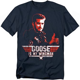 Big & Tall Top Gun Goose Wingman Graphic Tee