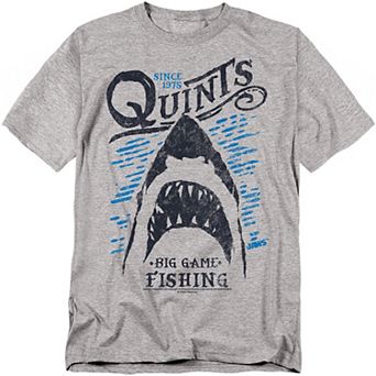 Big & Tall Jaws Big Game Fishing Graphic Tee