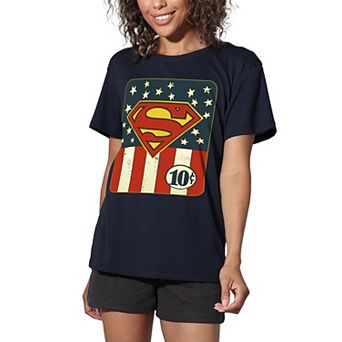 Juniors' DC Comics Superman 10 Cents Loose Fit Graphic Tee