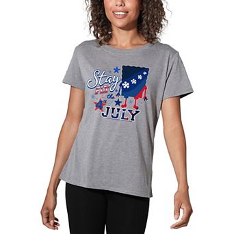 Juniors' SpongeBob SquarePants Stay Fly Loose Fit Graphic Tee