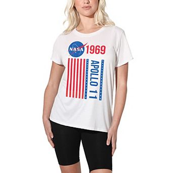 Juniors' NASA Apollo 11 1969 Loose Fit Graphic Tee