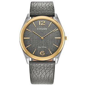 Drive from Citizen Eco-Drive Men's CTO Leather Watch - BM6983-00H