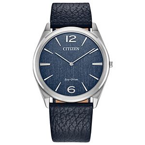 Drive from Citizen Eco-Drive Men's CTO Leather Watch - BM6983-00H