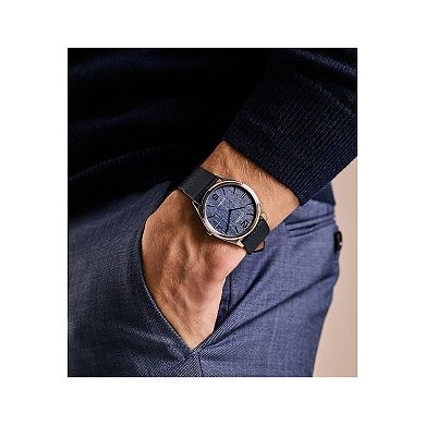 Citizen Eco-Drive Men's Leather Strap Watch