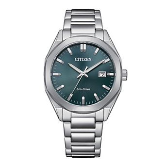 Citizen Men's Octagonal Stainless Steel Bracelet Watch