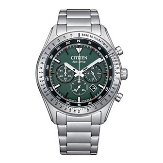 Citizen Men's Chronograph Stainless Steel Bracelet Watch