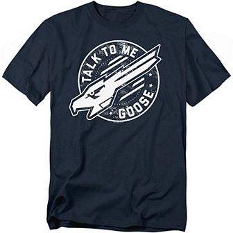 Big & Tall Top Gun Talk To Me Goose Graphic Tee