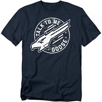 Big & Tall Top Gun Talk To Me Goose Graphic Tee
