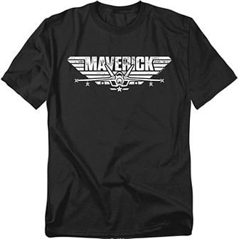 Big & Tall Top Gun Maverick Jet Logo Graphic Tee