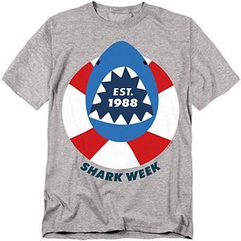 Big & Tall Shark Week Life Ring Graphic Tee