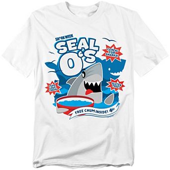 Big & Tall Shark Week Seal O's Graphic Tee
