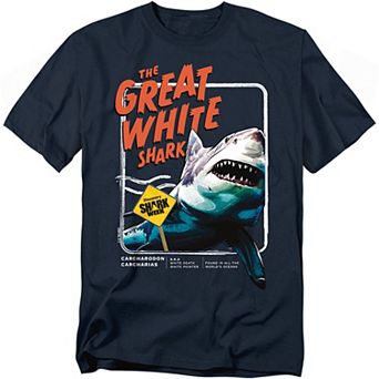 Big & Tall Shark Week Great White Graphic Tee