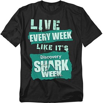 Big & Tall Discovery Shark Week Graphic Tee