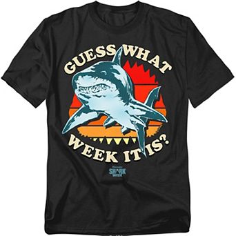 Big & Tall Shark Week Guess What Week It Is Graphic Tee