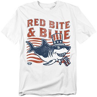 Big & Tall Shark Week President Shark Graphic Tee