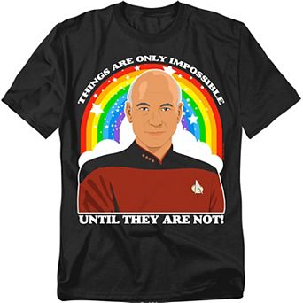 Big & Tall Star Trek Next Generation Impossible Graphic Tee