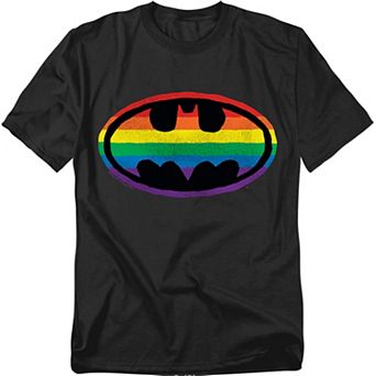 Big & Tall DC Comics Batman Rainbow Graphic Tee