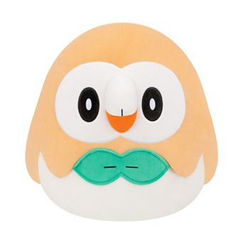 Squishmallows Pokémon Rowlet Large 14-inch Soft Plush Toy