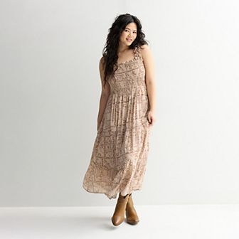 Juniors' Liberty Love Sleeveless Maxi Dress