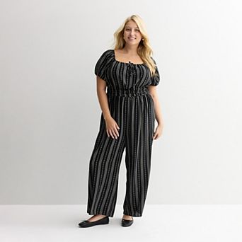 Juniors' Plus Size Liberty Love Jumpsuit