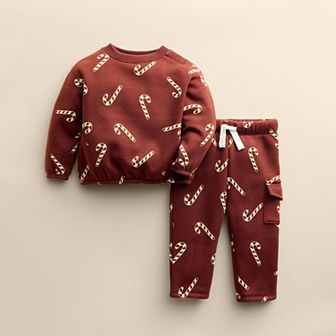 Baby Little Co. by Lauren Conrad 2 pc Seamed Crew & Pants Set