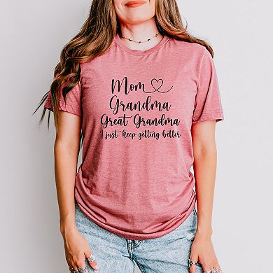 Simply Sage Market Great Grandma Trio Short Sleeve Tee