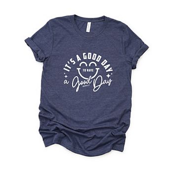 S.W.Smiley It's A Good Day To Have A Good Day - Womens Short Sleeve Graphic T-Shirt