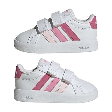 adidas Grand Court 3.0 Kids Hook & Loop Sportswear Shoes
