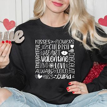 Simply Sage Market Valentine Collage Sweatshirt
