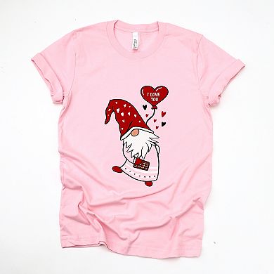 Simply Sage Market Valentine Gnome Heart Short Sleeve Tee