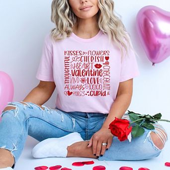 Simply Sage Market Valentine Collage Short Sleeve Tee