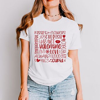 Simply Sage Market Valentine Collage Short Sleeve Tee