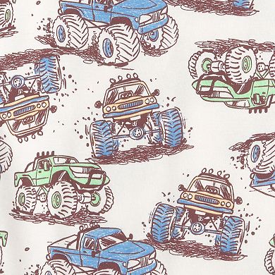 Boys 4-12 Carter's 4-pc. Monster Truck Pajama Set