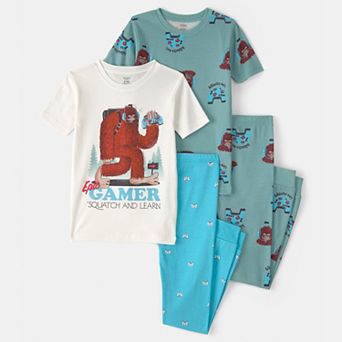 Boys 4-12 Carter's 4 pc Monster Truck Pajama Set