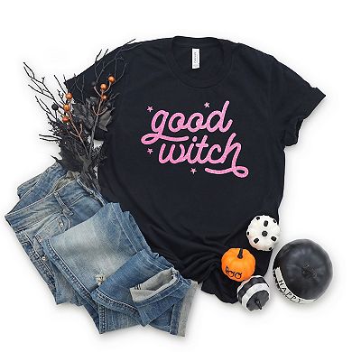 Simply Sage Market Good Witch Glitter Print Short Sleeve Tee